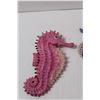 Image 2 : (3) Seahorse Chalkware Wall Decor