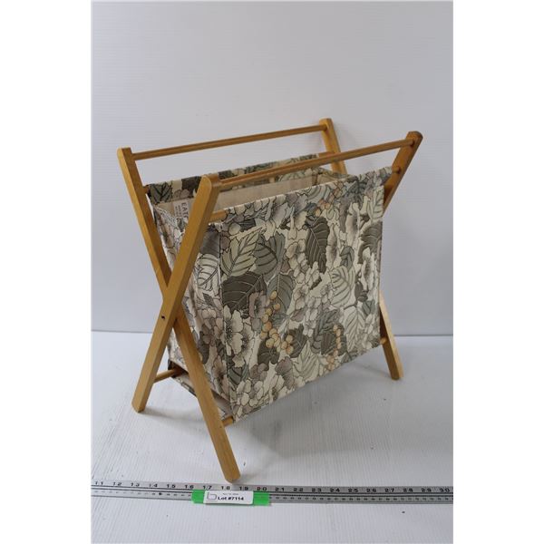 Eaton's Knitting Folding Basket - 17  x 16  x 10 