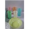 Image 4 : Vintage Tupperware Dishes: (6) Bowls, (5) Cups, Baking Dish (9" x 13")