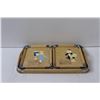 Image 5 : Vintage Bar Serving Trays & Recipes Set