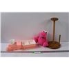 Image 1 : Chew Chew Train Food Set, Pink Nerd Stuffy, Paper Towel Holder