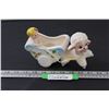 Image 1 : Ceramic Lamb & Child Planter - Made in Japan