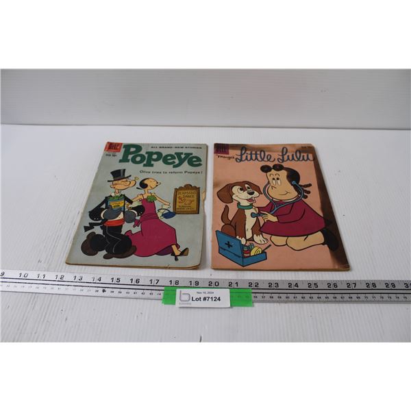 (2) Vintage Comicbooks: Popeye & Little Lulu