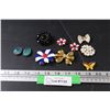Assorted Brooches & Clip Earrings