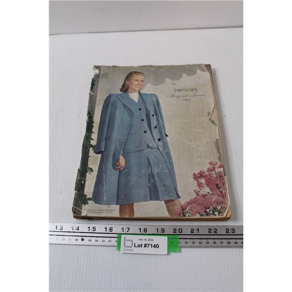 Simpsons Spring & Summer Catalog - 1945