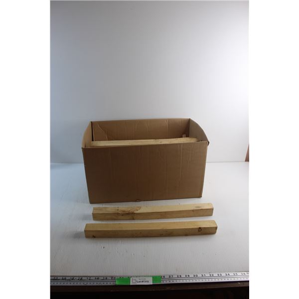 Box of Wooden Stick 19'' x 1 1/2''