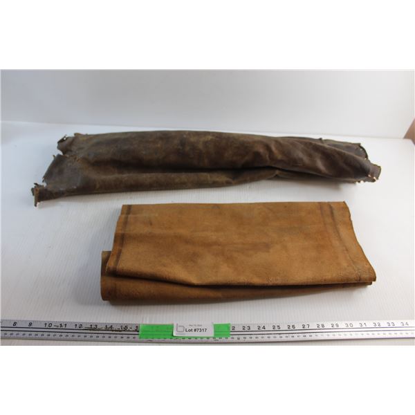 (2) Leather Sheets