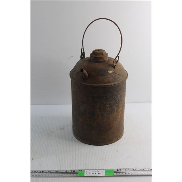 Vintage Metal Oil Can