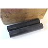 Image 2 : Plastic Pipes 10'' x 2''. Wooden Crate - As Is and (3) Stackable Paper Trays