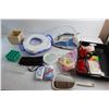 Image 10 : Plastic Tray, Planter, Sunbeam Clothes Iron - Tested, Make Up Mirrors, Cosmetic Sponges and Misc