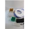 Image 2 : Plastic Tray, Planter, Sunbeam Clothes Iron - Tested, Make Up Mirrors, Cosmetic Sponges and Misc