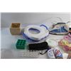 Image 9 : Plastic Tray, Planter, Sunbeam Clothes Iron - Tested, Make Up Mirrors, Cosmetic Sponges and Misc