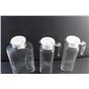 Image 2 : (2) Glass Water Pitchers and Water Jug