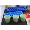 Image 5 : Koozies, Ice Cube Trays, Wall Decor, Tupperware Jell-O Molds, Campbells Recipe Book, Water Bottle an