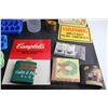 Image 7 : Koozies, Ice Cube Trays, Wall Decor, Tupperware Jell-O Molds, Campbells Recipe Book, Water Bottle an