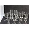 Image 4 : (23) Glass Wine Goblets