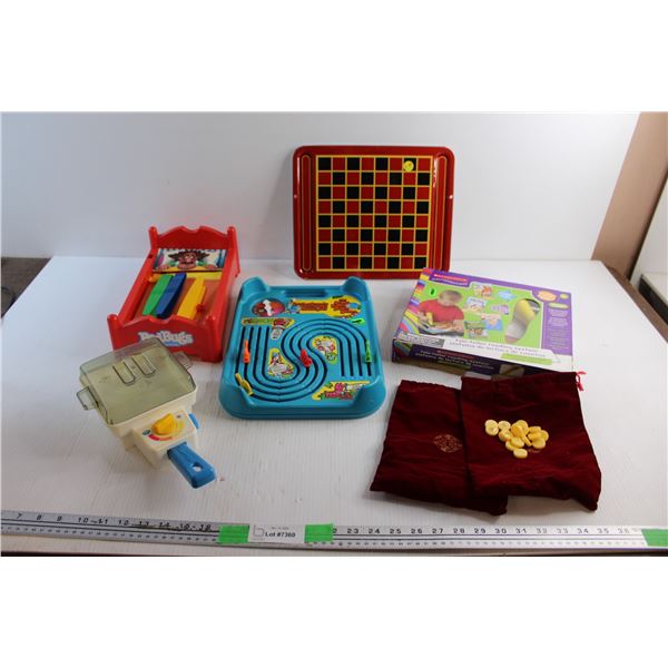 Chess Board, Kids Games - Bed Bugs, The Great Snail Race Game & Tale Teller Reading System - Tested 