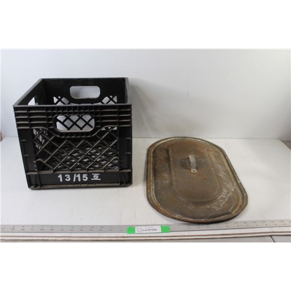 Aluminum Boiler Lid, Plastic Crate