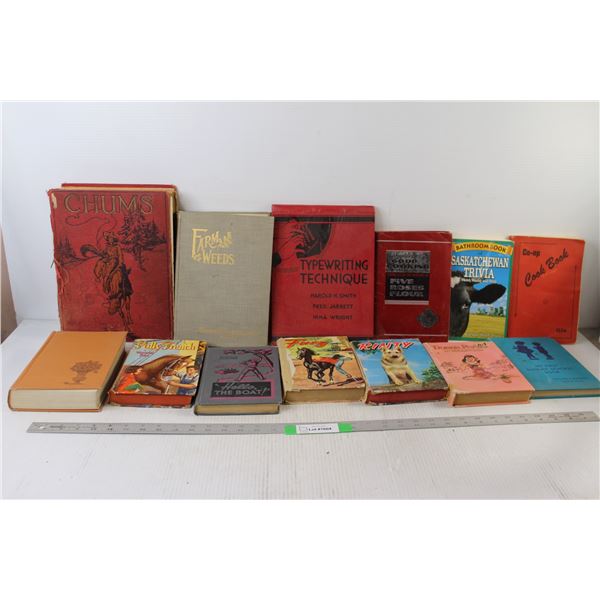 Cookbooks, Old Novels, Songbooks