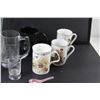 Image 3 : (3) Shot Glasses, (6) Cups/Mugs, (2) Vases