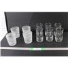 7628  (10) Glass Cups