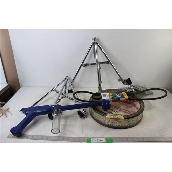 Filter, V Belt, (2) Mirror,