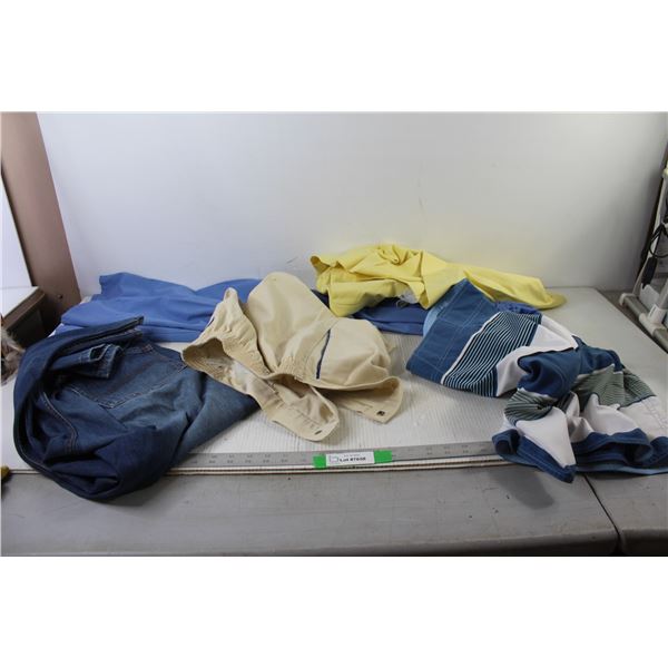 Jeans, (2) Shorts, Apron, Pants