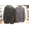 (2) Suit Jackets With Matching Pants