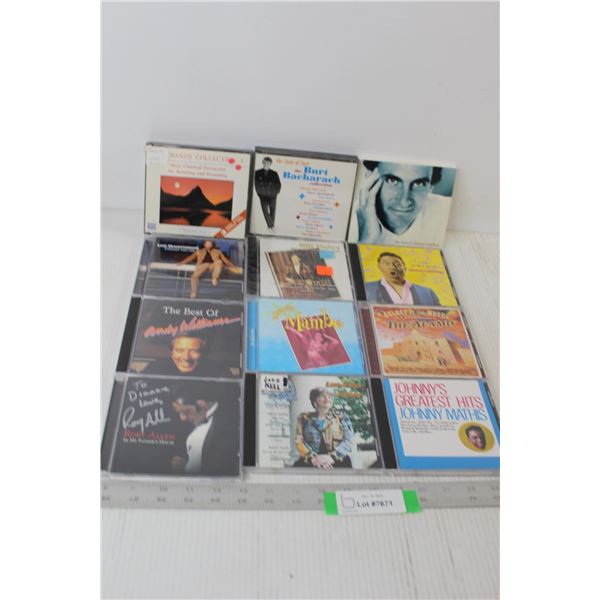(14) CD's - Johnny Mathis, Andy Williams, Rory Allen, etc.