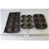 Image 1 : (3) Vintage Muffin Tins