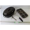 Oven Roaster, Muffin Pan, Whisk, Bottle/Can Opener