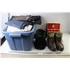 Greatland Thinsulate Hiking Shoes - Size 12, Vintage Jewelry Box - As Is, (2) Hats - Size L/XL, 56, 