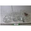 Assorted Glass Ware, Candle Holders, Coffee Mug