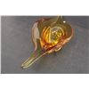 Image 3 : Orange Art Glass Ashtray