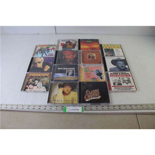 (14) CD's (Sawyer Brown, George Jones, Willie Nelson, Johnny Horton)