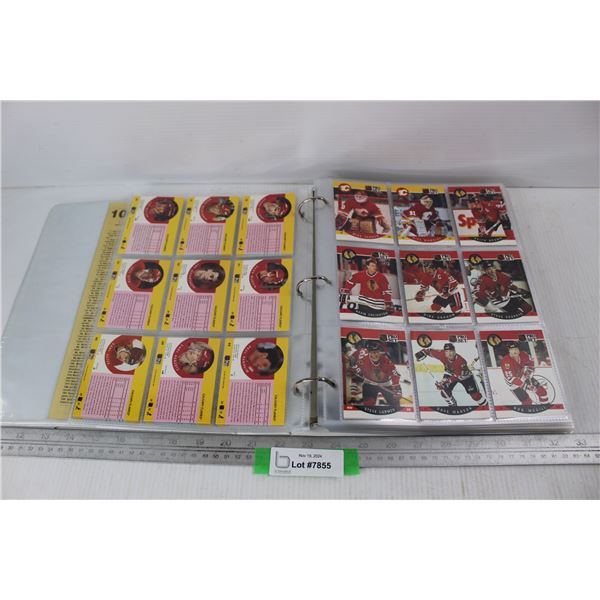 Binder Of 1990 Hockey Pro Set NHL Pro Series NHL Cards