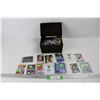 Image 1 : Small Box Full Of Various Hockey/ Baseball Cards- Some Unopened Packs