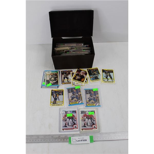Small Box Full Of Various Hockey Cards- Some Rookie Cards