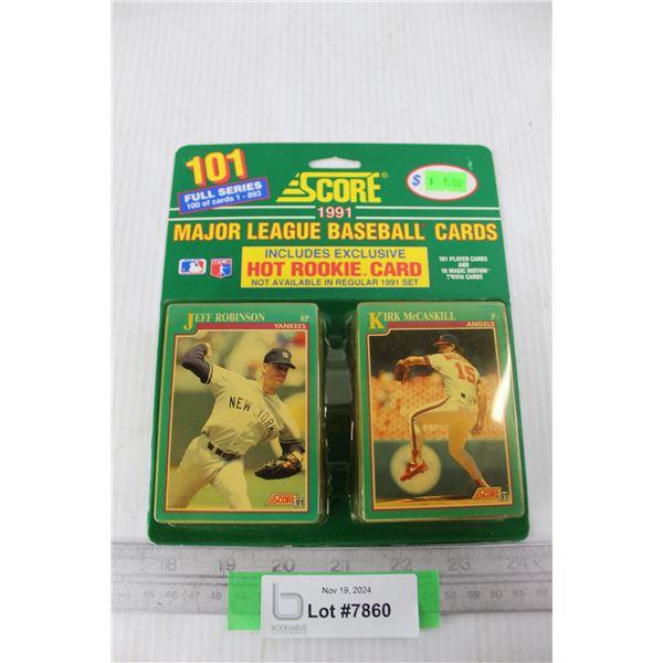 Score 1991 MLB Cards- NIB, Sealed