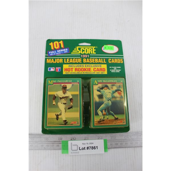 Score 1991 MLB Cards- NIB, Sealed
