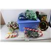 Image 1 : Lot Of various Christmas Decorations, Gift Ribbons/ Bows, Various Gift Bags, Misc.
