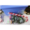 Image 3 : Lot Of various Christmas Decorations, Gift Ribbons/ Bows, Various Gift Bags, Misc.