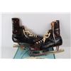 Image 3 : Vintage Pair Of J. C. Higgins Hockey Skates w/ Box - Size Unknown