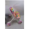 Image 3 : Fisher Price Children's Doll Stroller w/ Kids Toy Plastic Dump Truck