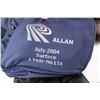 Image 2 : Allan Potash Mine Duffle Bag w/ Pair Of Dunham Sneaker Like Leather Shoes - Size 10 1/2 Men's