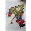 Image 2 : Various Paper Christmas Decor Pieces, Children's Plastic Toy Train