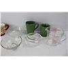 Image 5 : (10) Various Dishes, Pyrex, Threshold, Misc.