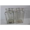 Image 2 : (2) Glass Kitchen Canister Jars- No Lids
