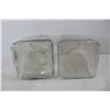 Image 3 : (2) Glass Kitchen Canister Jars- No Lids