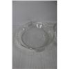 Image 3 : (2) Small Crystal Candy Dishes w/ (2) Pyrex Plates/ Platters